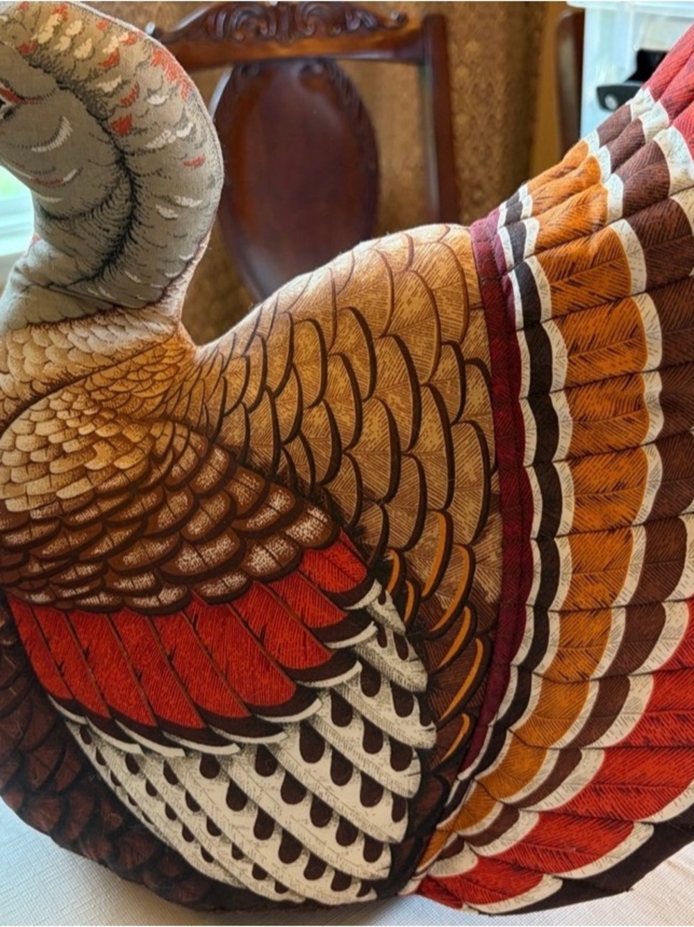 Vintage Thanksgiving turkey centerpiece or decoration